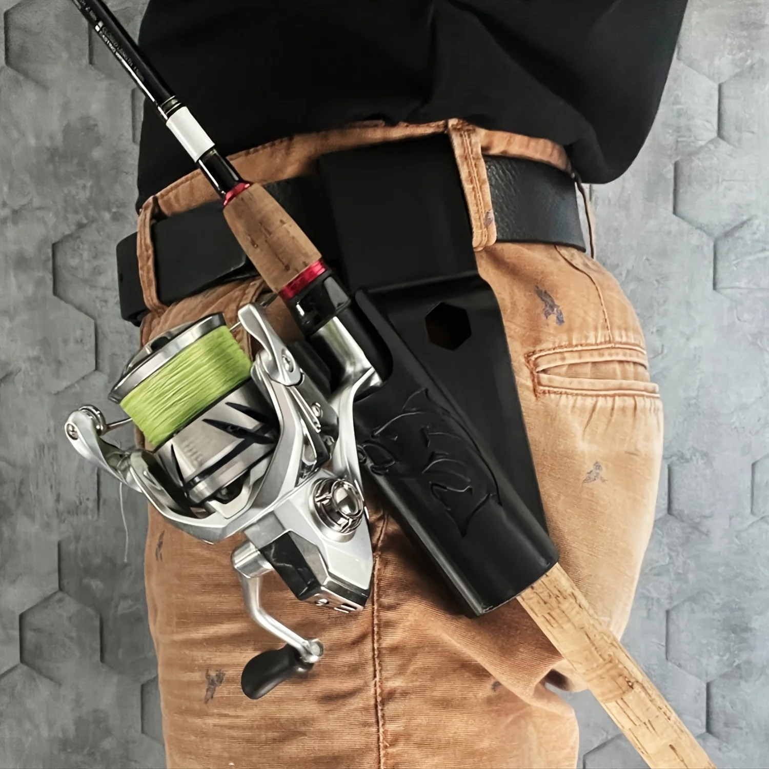 Fishing Belt - Porte-canne à pêche 3D portable –