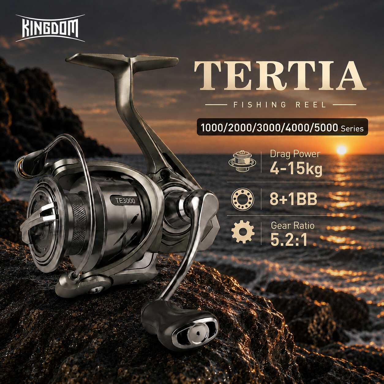 Moulinet de pêche spinning KIN - Kastking Reel Zephyr avis et prix