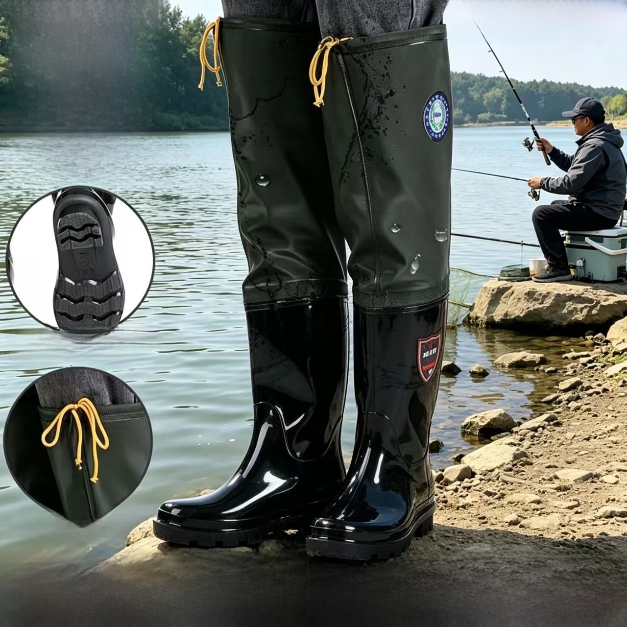 Bottes de pluie épaisses monta - Fishing Pants Waterproof avis et prix