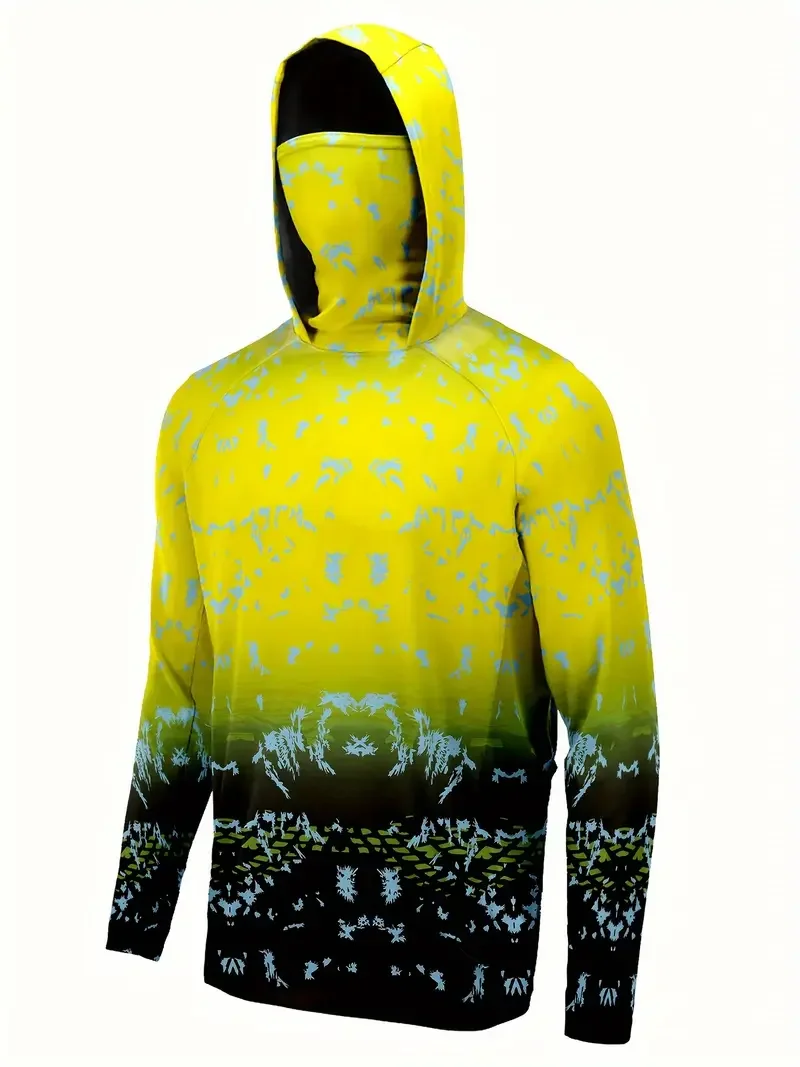Chemise de pêche à capuche pou - Fishing Mask Sun Protection avis et prix