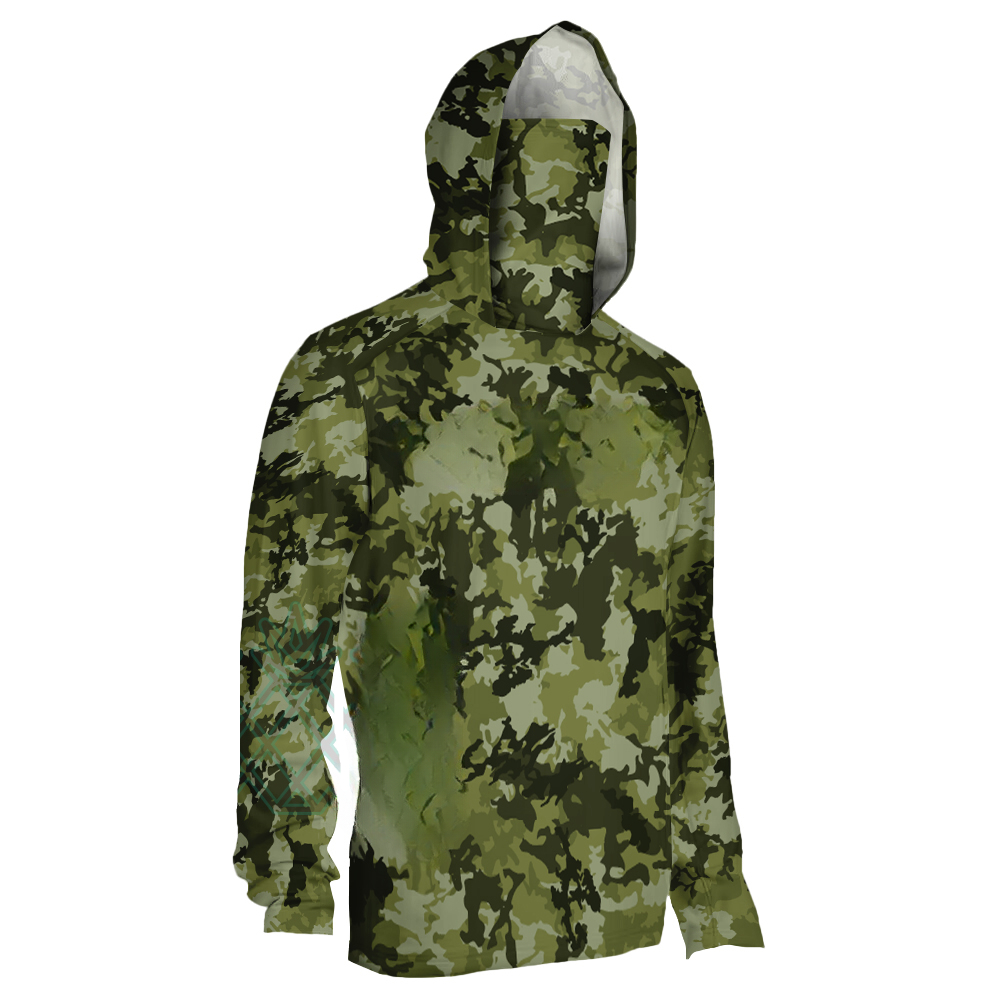 Haut de pêche pour homme vert  - Fishing Mask Sun Protection avis et prix