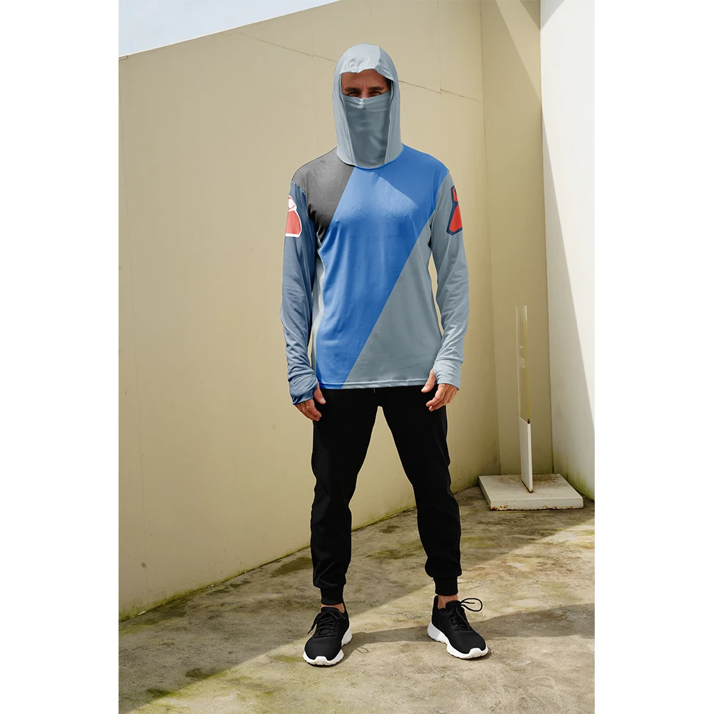 Maillot de pêche à manches lon - Fishing Mask Sun Protection avis et prix